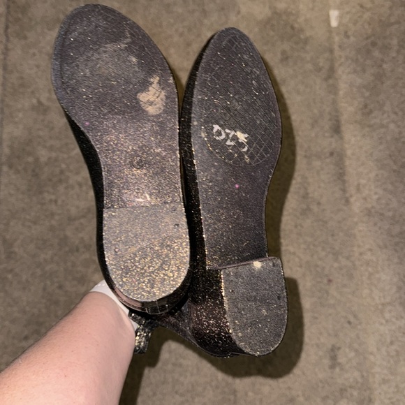 Report Black Glitter Short Chelsea Rain Boots - Picture 8 of 8